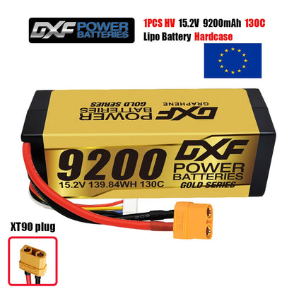 DXF 4S Lipo Battery, POWER IPCS HV 15.2V 9200mAh 1306 DYF BAT