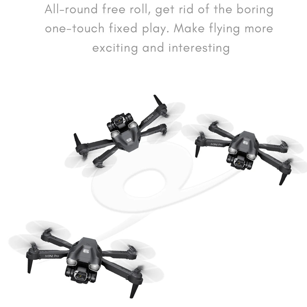 H66 Drone - 4K HD Camera Optical Flow Mini RC Helicopter FPV WIFI Professional Foldable Quadcopter Children's Toy Gifts 33 H66 Drone, 3F CNdp aaa: make more exciting and interesting get flying 3