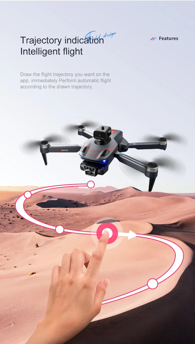 S115 Drone, aesign features intelligent flight draw the flight trajectory you want on