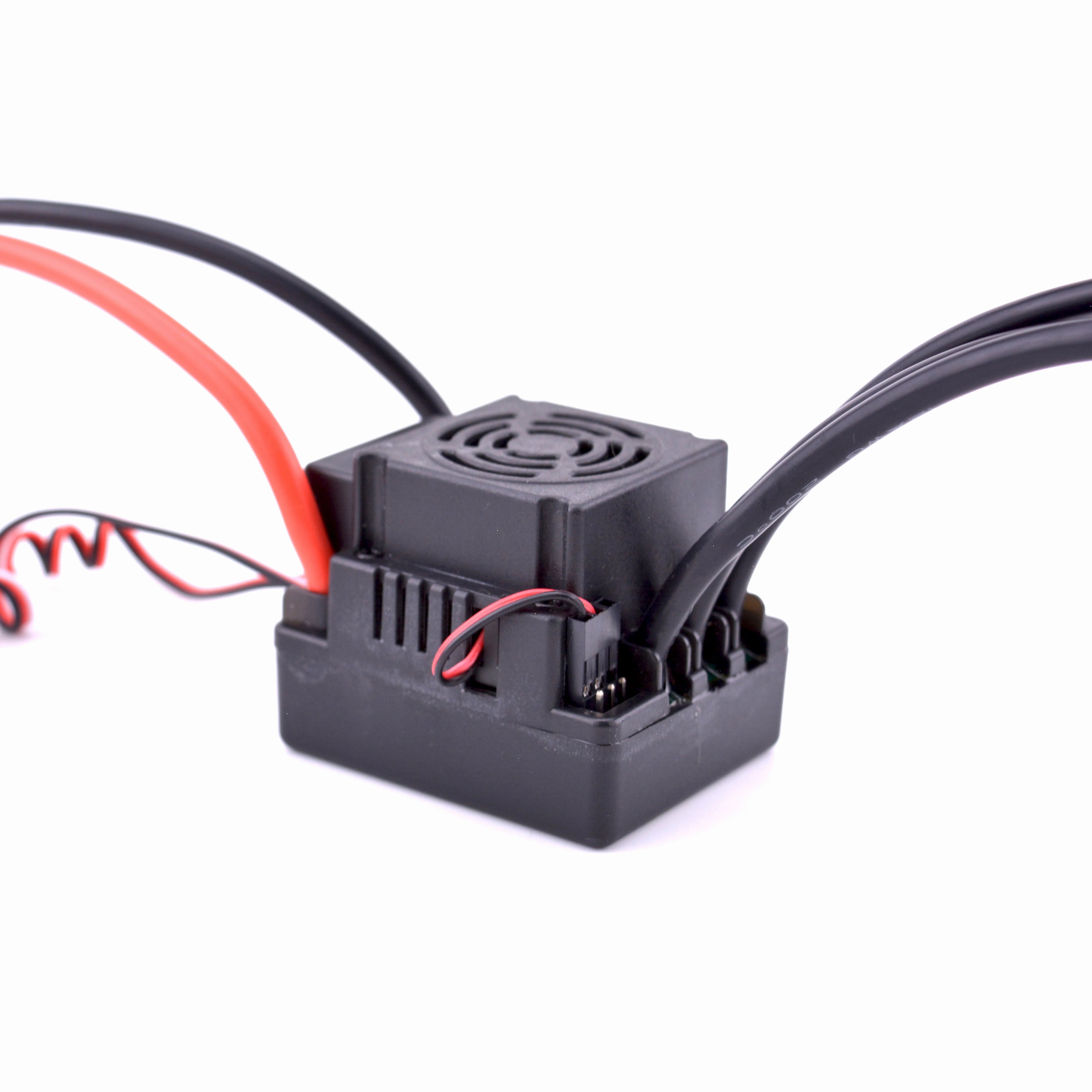 the 120A brushless ESC is built with the highest quality components to ensure high efficiency operation