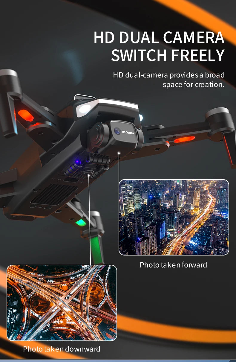 X25 Drone, hd dual-camera providesa broad space for creation: