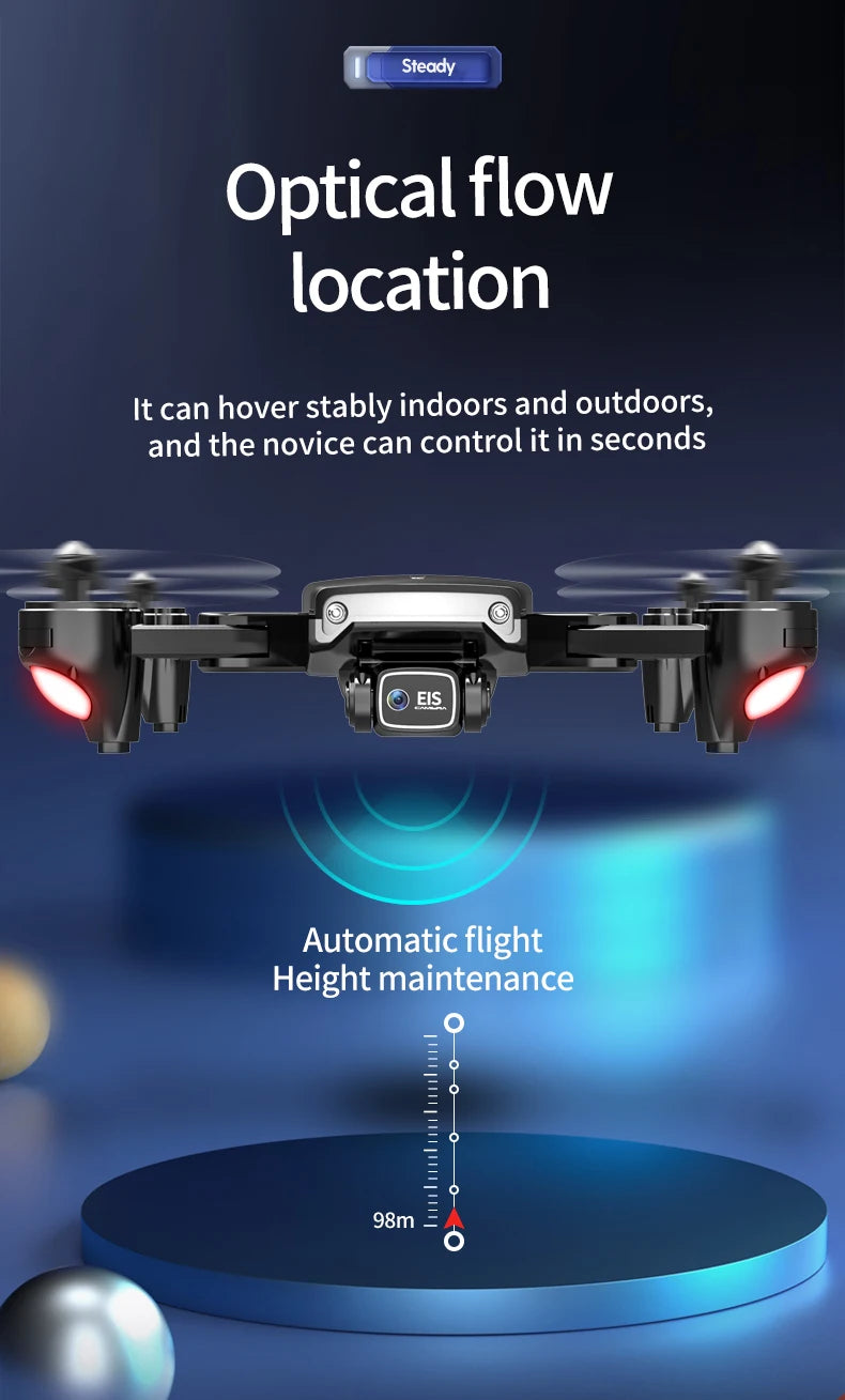 S169 Drone, opticalflow can hover stably indoors and outdoors, and the