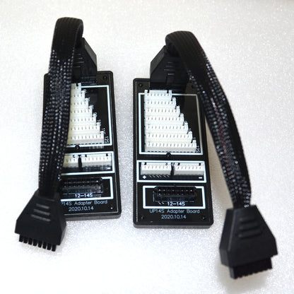 Плата розширення UP14S підтримує 6S-14S, 6S+6S до 12S. Чорна плата-адаптер для балансувальної зарядки.