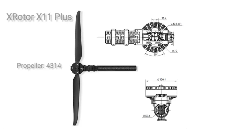 Hobbywing XRotor X11 PLUS Motor, Hobbywing XRotor