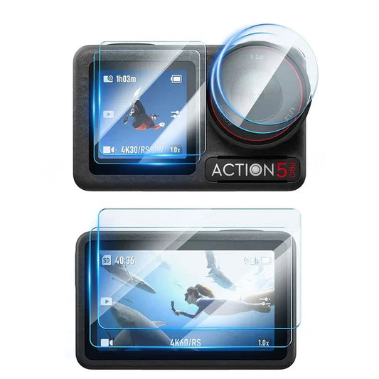 STARTRC Lens Protector for DJI Osmo Action 5 Pro, 2-set kit