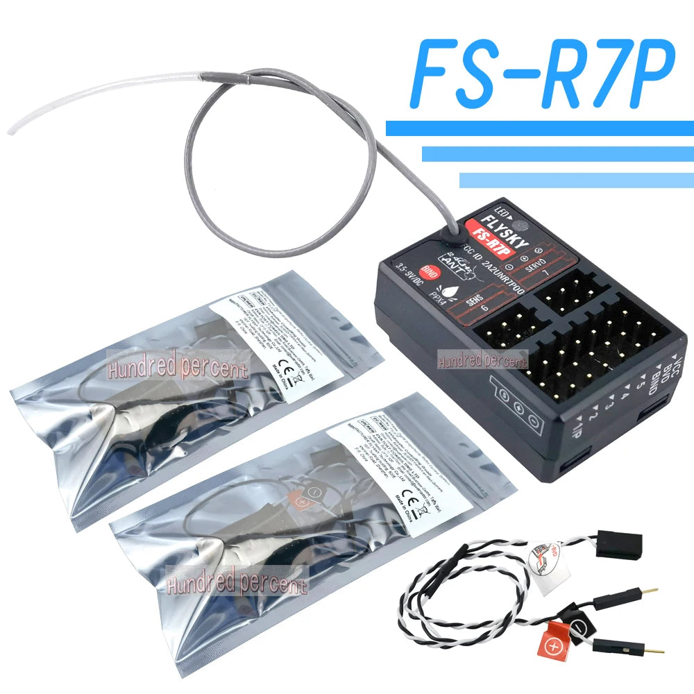 FLYSKY FS-R7P R7P 2.4G 7CH ANT Protocol PWM Output RSSI Mini Receiver for FS-G7P Transmitter RC Car Boat DIY Parts 9 FS-RZP 4 'Hundred percent Hundredpper cend 2