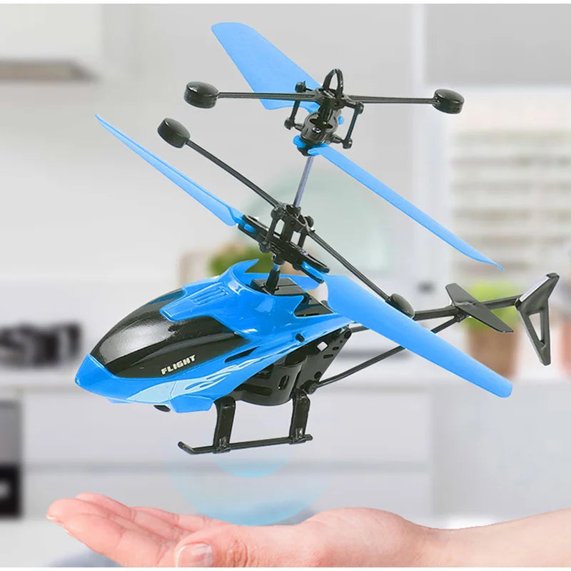 all our helicopters support gesture sensing, and some of them are equipped with a remote