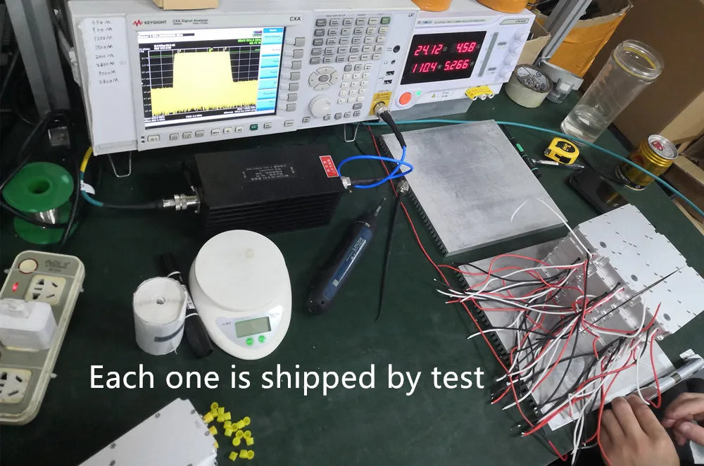 100W 5.2G 5.8G High Power Anti Drone Module Analog Signals UAV Countermeasure Nickel Plating Advanced Power Amplifier 7 Dntemntt 24128 458 1104, 5266 Each one is shipped