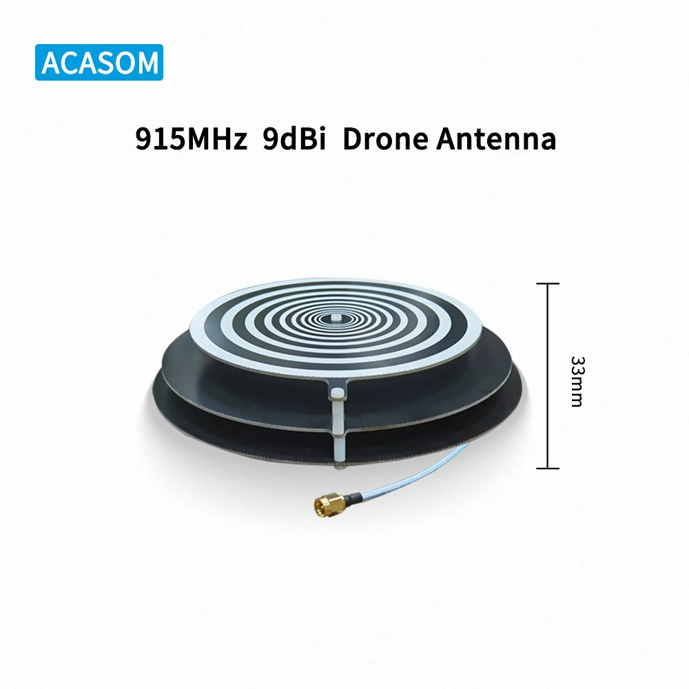 900MHz 915MHz 50W High Gain Antenna SMA Male Antenna Drone Direction Antenna 14 ACASOM 915MHz 9dBi Drone Antenna