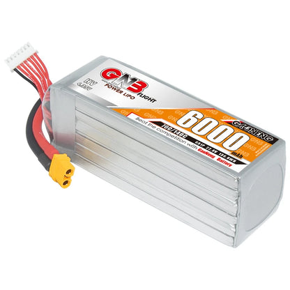 Gaoneng GNB 6S 22.8V 6000mAh 70C/140C HV Lipo Battery With XT60 XT90 T Plug