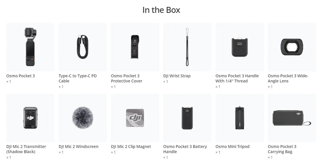 DJI Osmo Pocket 3 - Vlogging Camera with 1'' CMOS&4K/120fps Video Face/Object Tracking 2" Rotatable Touchscreen Small Video Camera 15 DJI Osmo Pocket 3