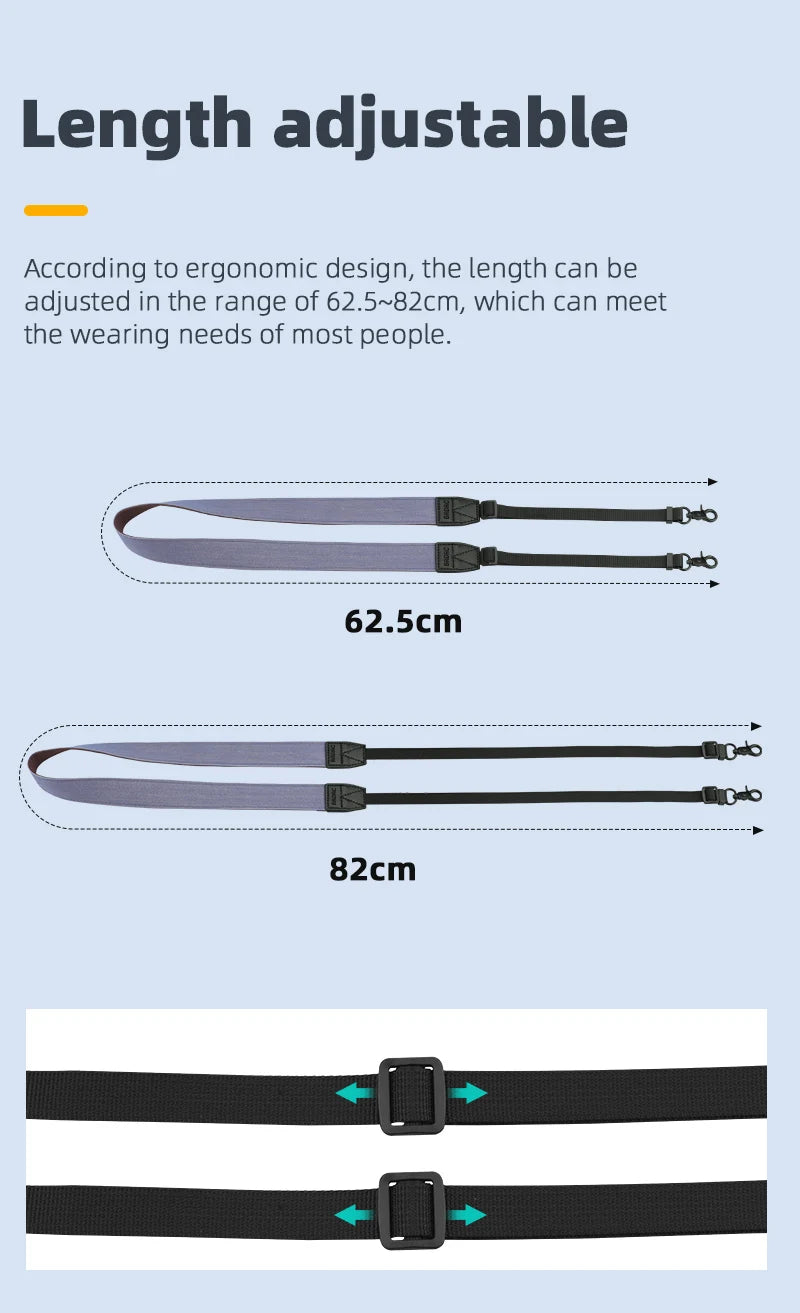 Lanyard for DJI MINI 3 Pro - Smart Remote Controller Neck Strap Safety Strap Belt Sling for DJI RC/RC PRO Drone Accessories 12 Lanyard for DJI MINI 3 Pro, Length adjustable According to ergonomic design, the length can be adjusted in the range of 6