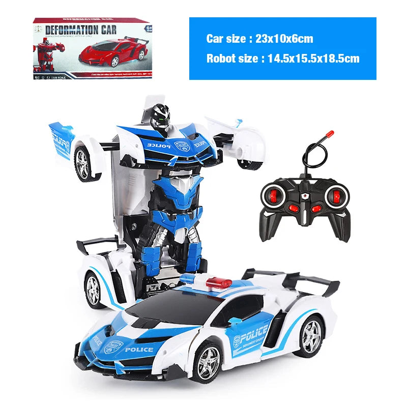 Electric RC Car Transformation Robots, DEFORHATION CAR Car size : 23x1Ox6cm