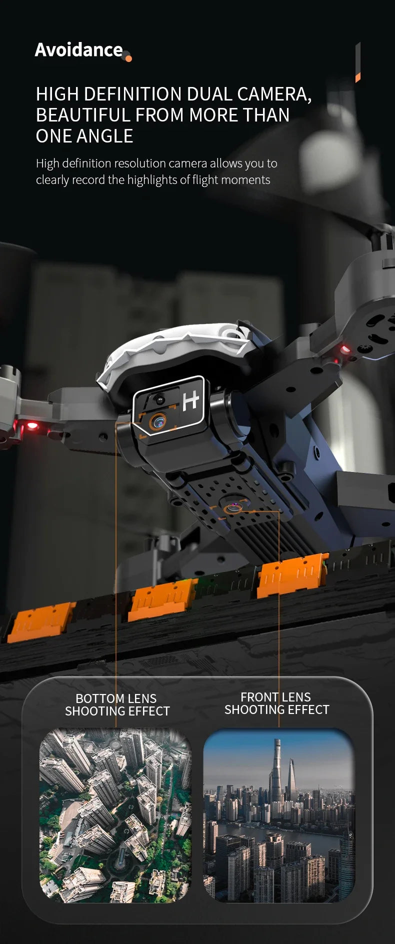 109L Drone - 8K 5G GPS Profesional HD Aerial Photography Dual-Camera Omnidirectional Obstacle Avoidance Quadrotor Drone 22 109L Drone, avoidance high definition dual camera, beautiful from more than one angle high