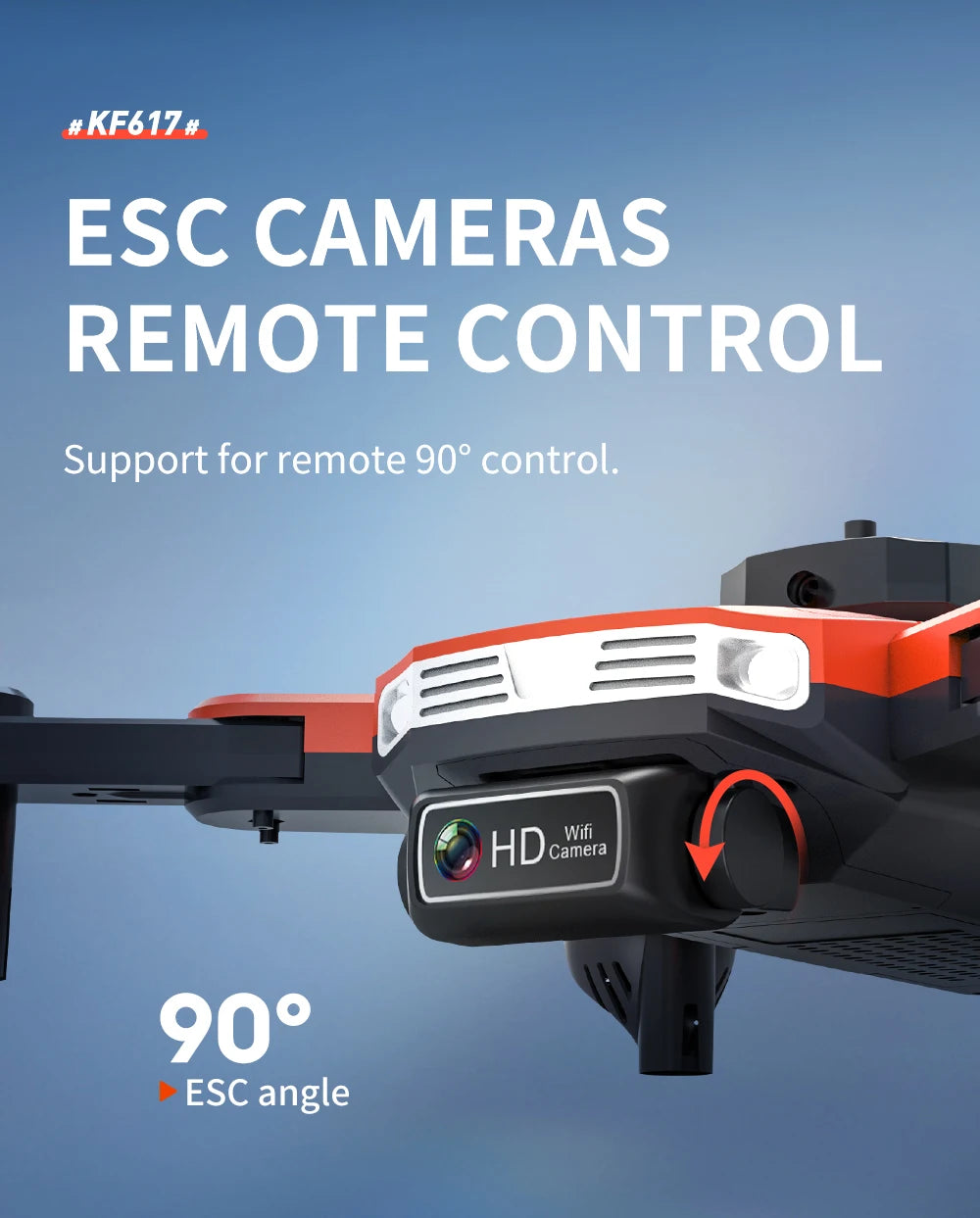 KF617 Pro Mini Drone, # kf617 # esc cameras remote control support for