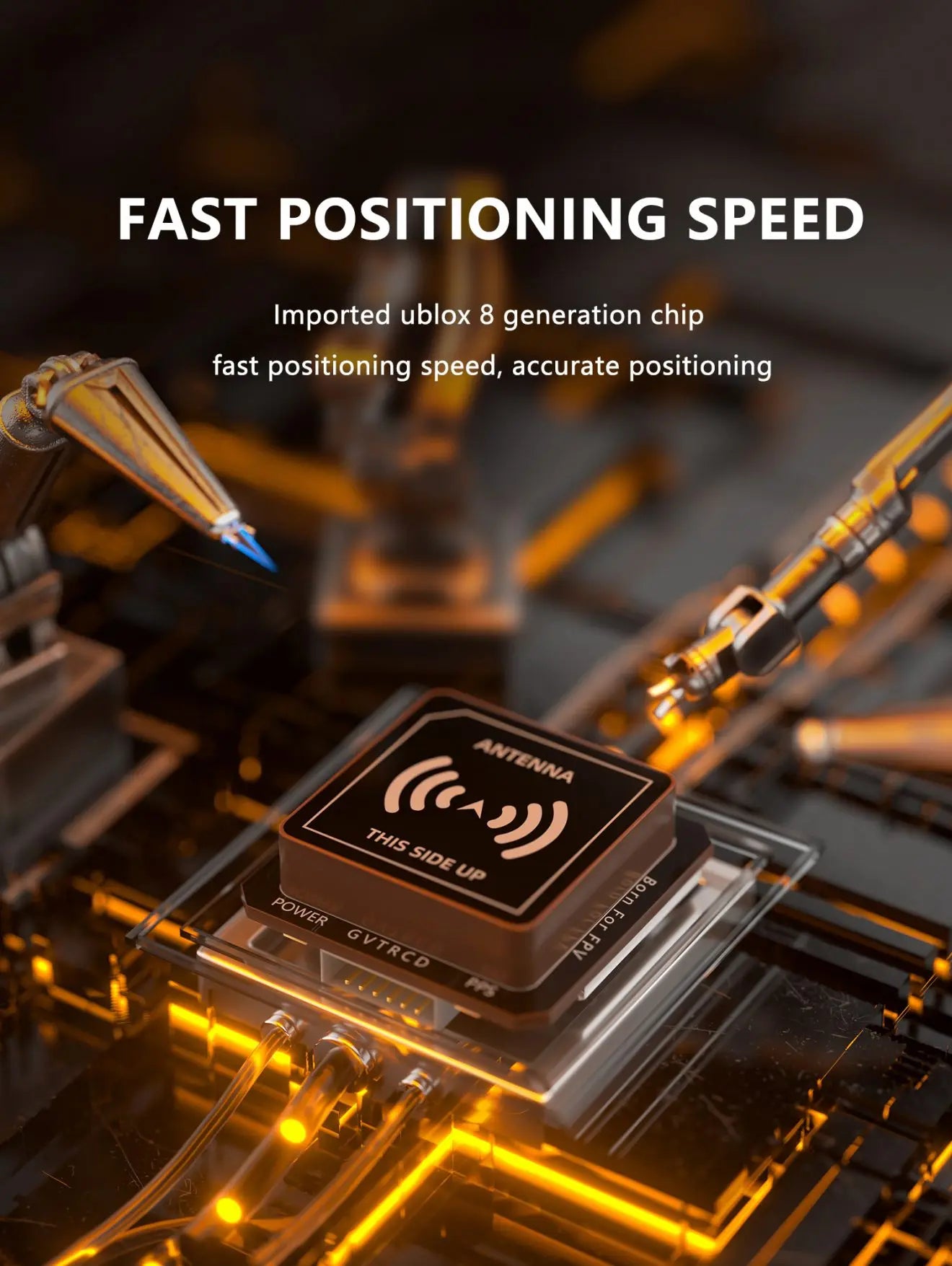 GEPRC GEP-M8Q GPS, ublox 8 generation chip fast positioning speed; accurate positioning U5 JANILN