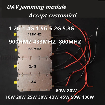 10W Anti Drone Module, jamming module Accept customizd 1.26*1.4G 1.5G 5.26 5.
