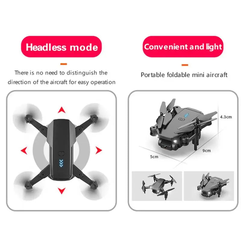 Q12 Drone - 4k HD Camera WiFi Fpv Air Pressure Altitude Hold Black And Gray drone Foldable RC Drones Toy 20 Q12 Drone, foldable mini aircraft for easy operation 43cm 9cm