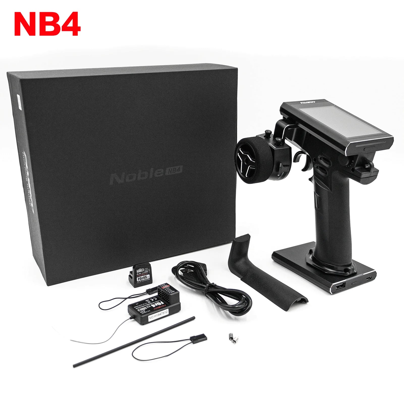 FLYSKY NB4/NB4 プロ高貴な 2.4 グラム 18CH AFHDS 3 無線送信機 FGR4B