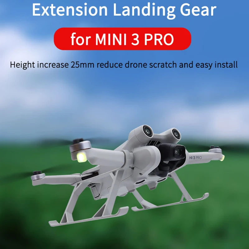DJI MINI 3 Pro Propeller Guard, DJI MINI 3 Pro Propeller, Extension Landing Gear for MINI 3 PRO Height increase 25mm reduce drone scratch and easy install Ni