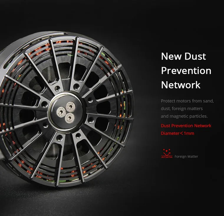 T-MOTOR U15 II KV100 Brushless Motor - 12-24S Max Thrust 36KG Outrunner Waterproof for Freight Transport UAV Multi-copter Drone 10 T-MOTOR, New Dust Prevention Network Protect motors from sand; dust; foreign matters and magnetic particles