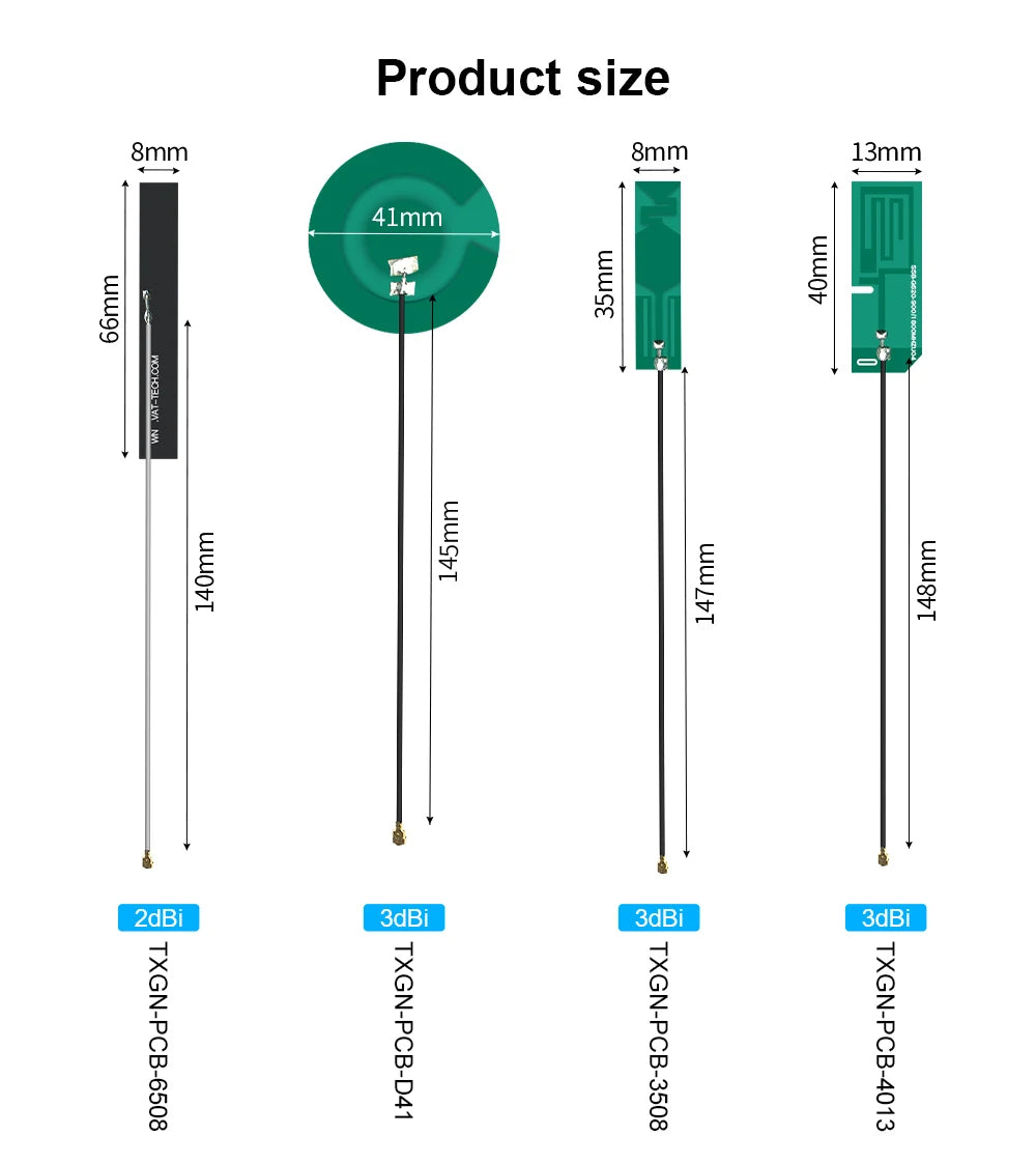 5pcs GSM 2G Internal Antenna NB IoT Antenna Narrow Band IPX IPEX Antena for DTU Wireless Module Built in Aerial TXGN-PCB-3508 12 5pcs GSM 2G Internal Antenna, GSM 2G Internal Antenna SPECIFICATIONS Origin :