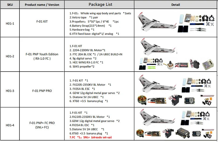 HeeWing HEE Wing F-01 Jet, senvo HEE WINGRX-L.O FC 8th 5045