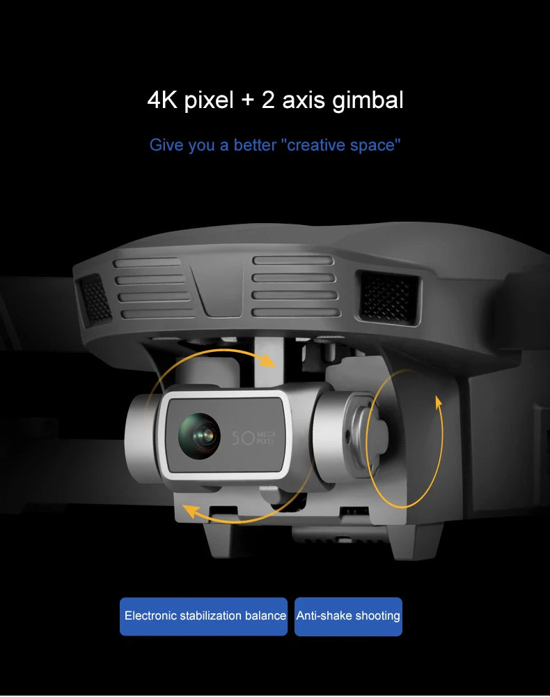 F4 Drone - 4K HD Professional 2-Axis Gimbal Brushless RC Dron GPS 5G WIFI 2KM Flight Distance FPV Foldable Quadcopter VS SG907 MAX Professional Camera Drone 23 F4 Drone, Professional 2-Axis Gimbal Brush