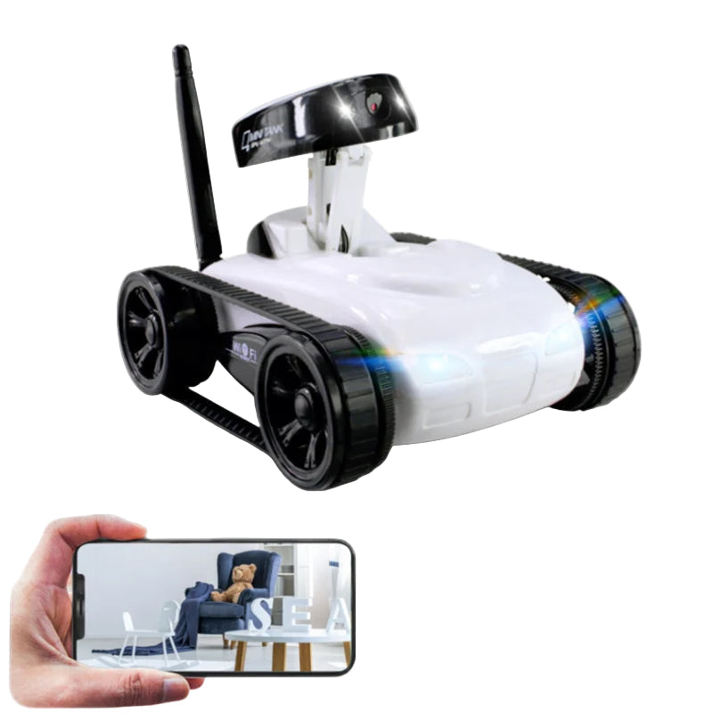 SQN-019 FPV WiFi RC Tank with Adjustable Camera, Real-Time Video, iOS/Android App Control, 30min Play, 15M Range