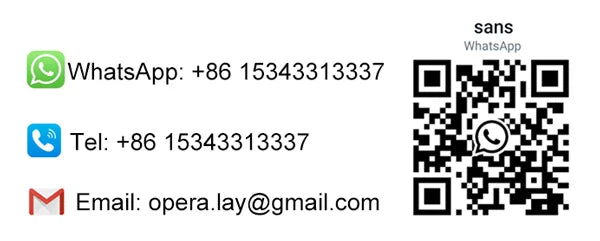 opera lay@gmail.com Text: +86 15343313337 Email: opera lay