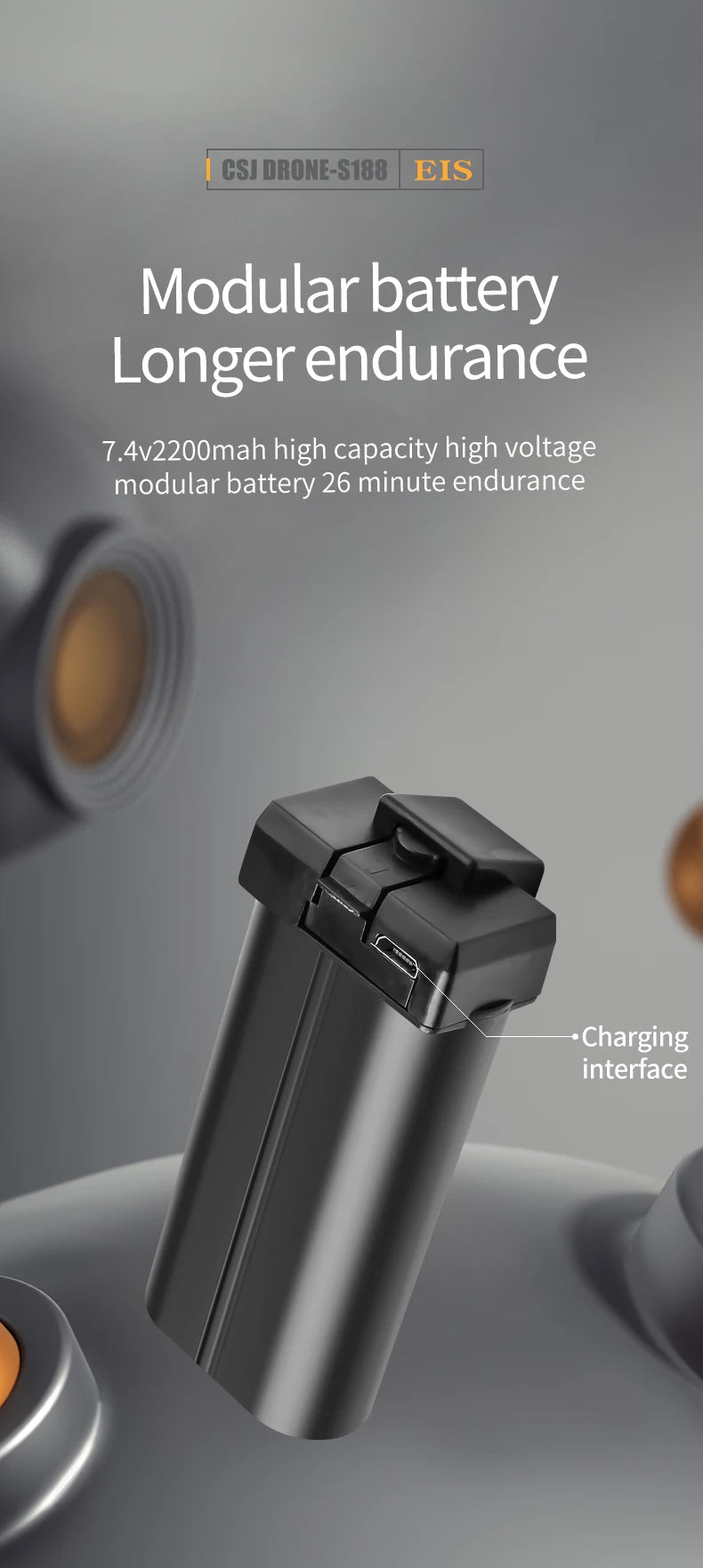 S188 Drone - Professional GPS 4K HD Drone True EIS 2-Axis Gimbal Drones 6K HD Camera Drones 5G FPV RC 1.5KM Brushless Motor Quadcopter Toys Professional Camera Drone 20 S188 Drone, CSI DRONE-S188 EIS Modular battery Longer endurance 7.4v