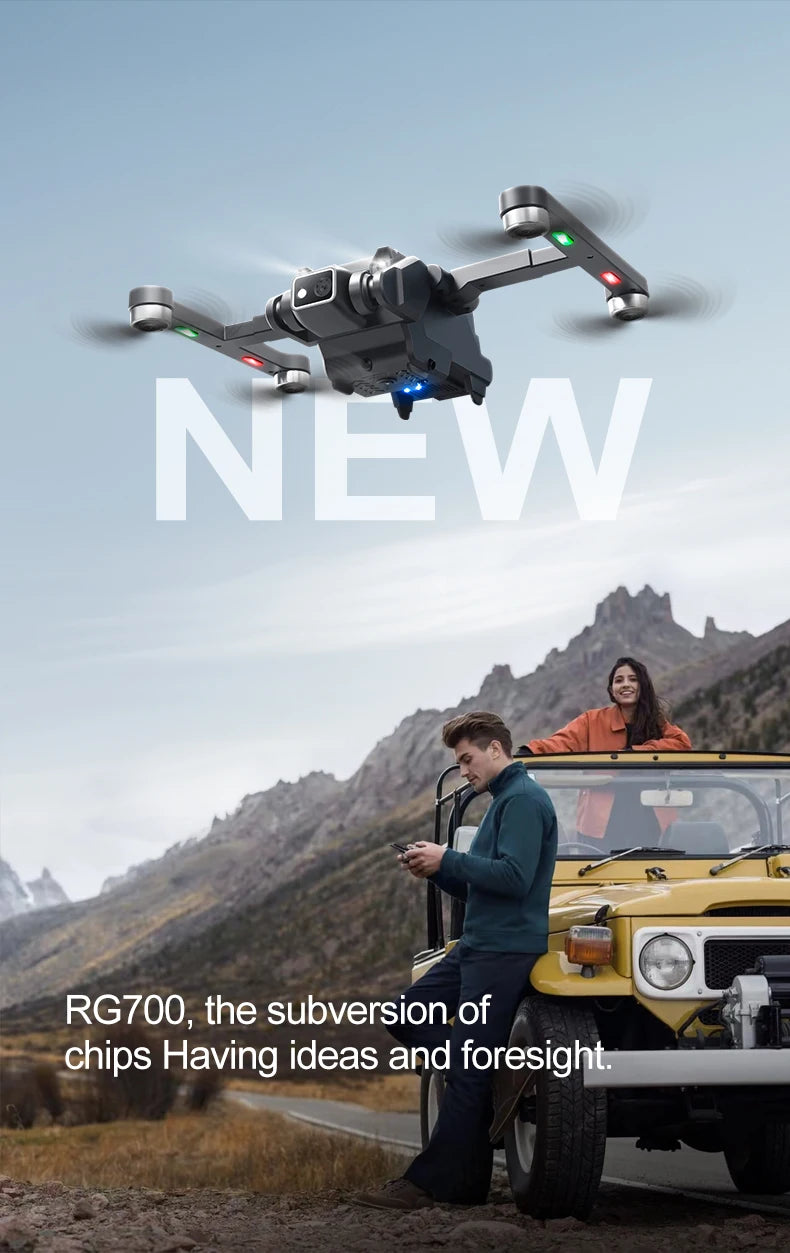 RG700 Pro Drone, Cutting-edge drone with advanced tech and innovative design for revolutionary aerial photography.