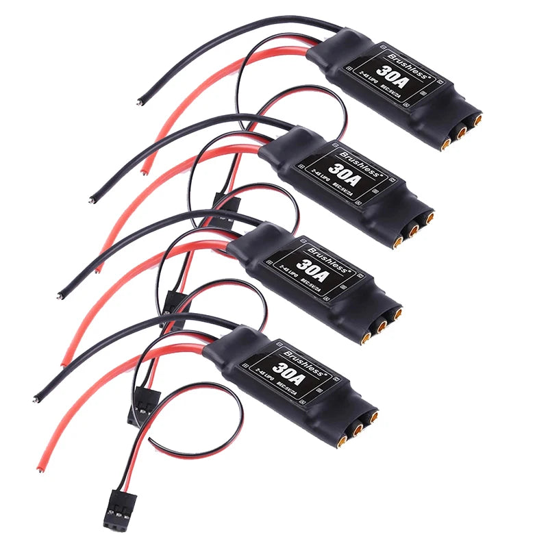 2212 920KV CW CCW Brushless Motor & 30A ESC Brushless with 3.5mm banana head for F450 F550 Multicopter 15 Automatic throttle adaptation for more remote control devices