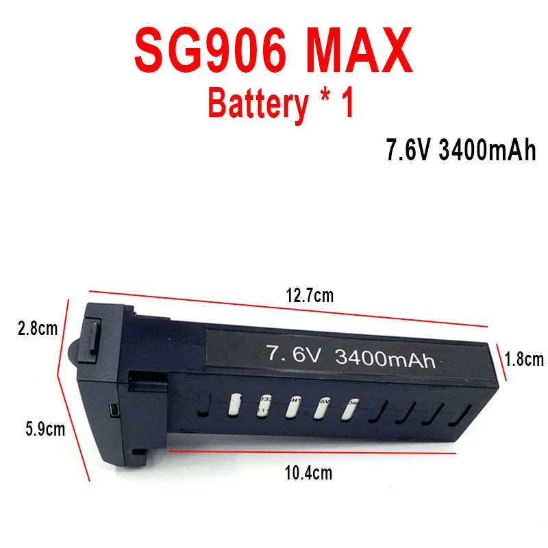 ZLL SG906 Max Drone Battery, 7.6V, 3400mAh