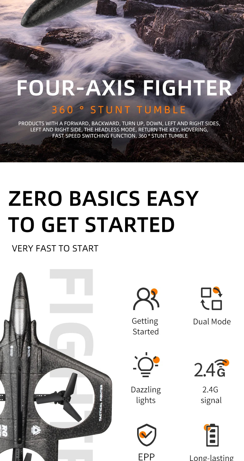 X66 Foam RC Airplane - with 108p 120° Wide Angle Camera Radio Controlled Palne Remote Control Aircraft Fighter Drone Toys for Boys 8 X66 Foam RC Airplane, FOUR-AXIS FIGHTER 36 0 STUNT TUMBLE PRO