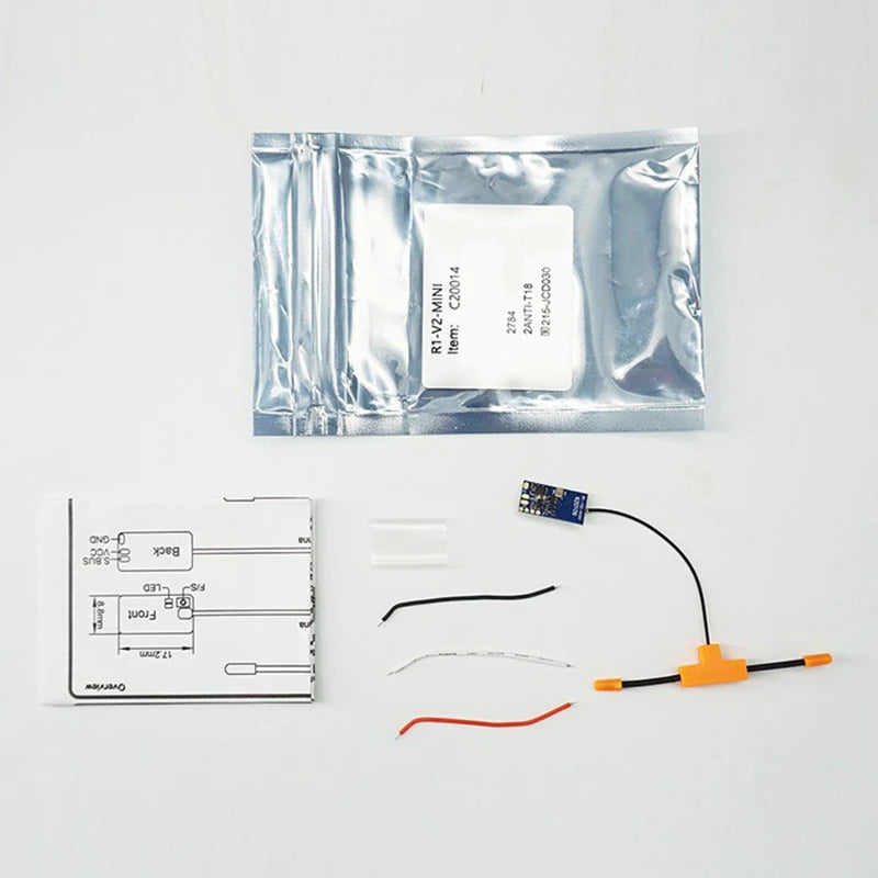 Jumper R1 V2 Mini 2.4Ghz 16CH Receiver D16 Protocol SBUS Signal Tlite XT18S For RC Drone Durable Easy Install Easy To Use 12 put the transmitter/transmitter RF module into binding mode . connect battery to receiver