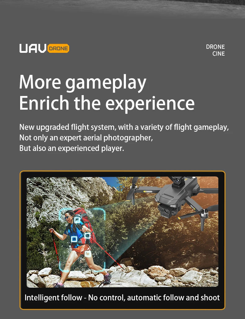 P20 GPS Drone, new upgraded flight system, with a variety of flight gameplay, not only an expert aerial photographer