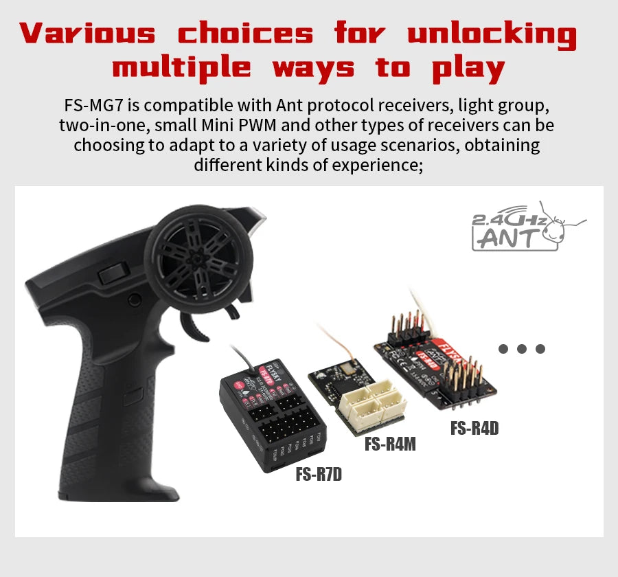 Varjous choices to unlocking multiple ways to play FS-MG7 is compatible with