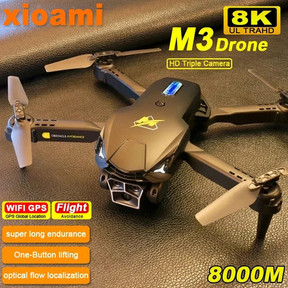 M3 Drone, Avoldance super long endurance One-Button lifting optical flow