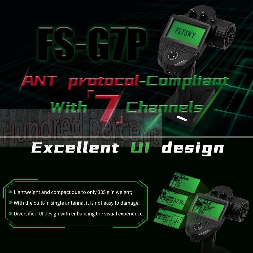 FLYSKY FS-G7P R7P, LS-CIP FNT FEEZ-Campuznt Wit-