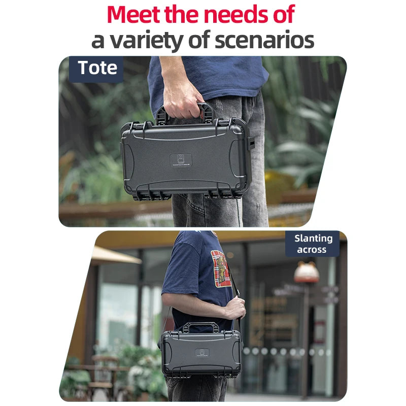 Waterproof EVA case with strap for DJI Osmo 360.