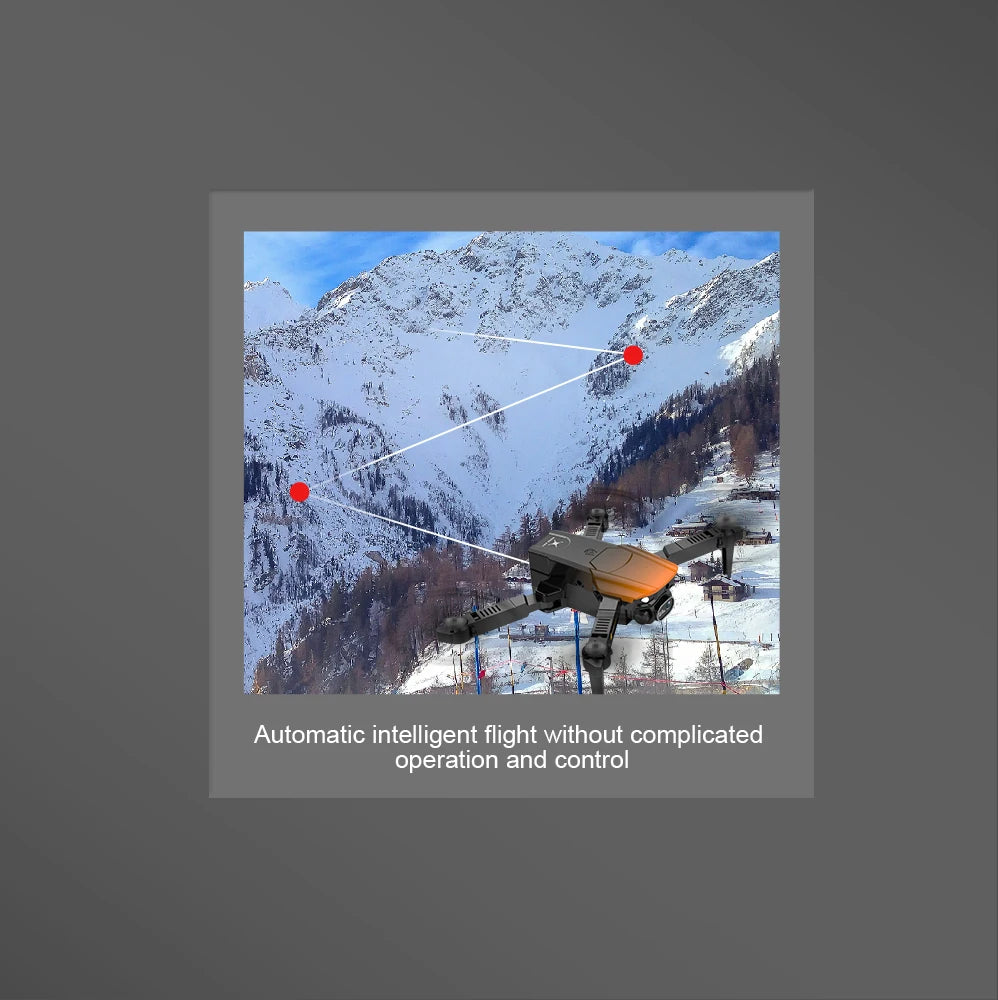 F191 Mini Drone - 4K Dual Camera Wifi FPV Four Sides Infrared Obstacle Avoidance One-key Take-off and Landing Folding Quadcopter 40 F191 Mini Drone, Intelligent flight without complicated operation and control