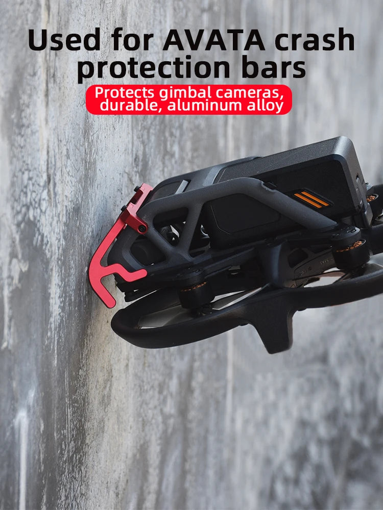 Gimbal Camera Anti-collision Bar for DJI Avata Combo Drone, used for AVATA crash protection bars durable; aluminum alloy . aluminum alloy used for