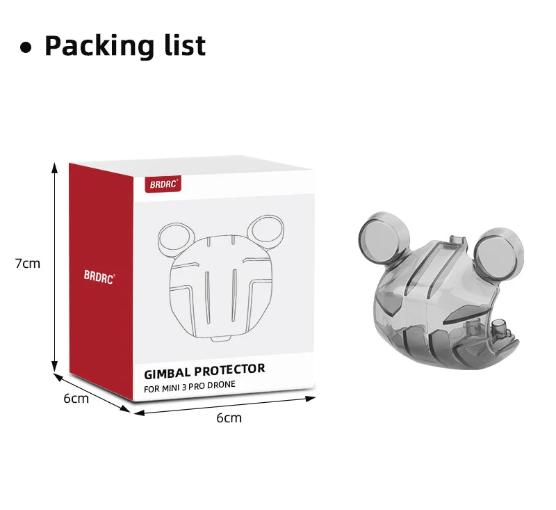 for DJI MINI 3 PRO Drone Accessories Kits Propeller Holder Lens Cap Case Propeller Guard Landing Gear 18 Packing list BRDRC 7cm GIMBAL PROTECTOR FOR MINI PRO