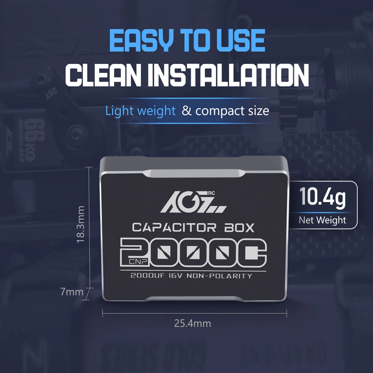 EasV to USE CLEAN INSTALLATION Light weight & compact size