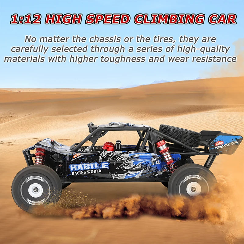 Wltoys 124017 124007 1/12 2.4G Racing RC Car, HiGh SPEED GLMBinG CAR No matter the chassis or the