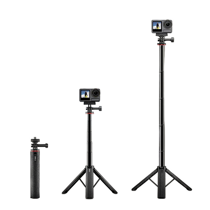 STARTRC Camera Extension Tripod for DJI Osmo Action/Insta360/GoPro — 6.69–20 inch 4‑stage selfie stick, aluminum alloy + ABS, 157 g