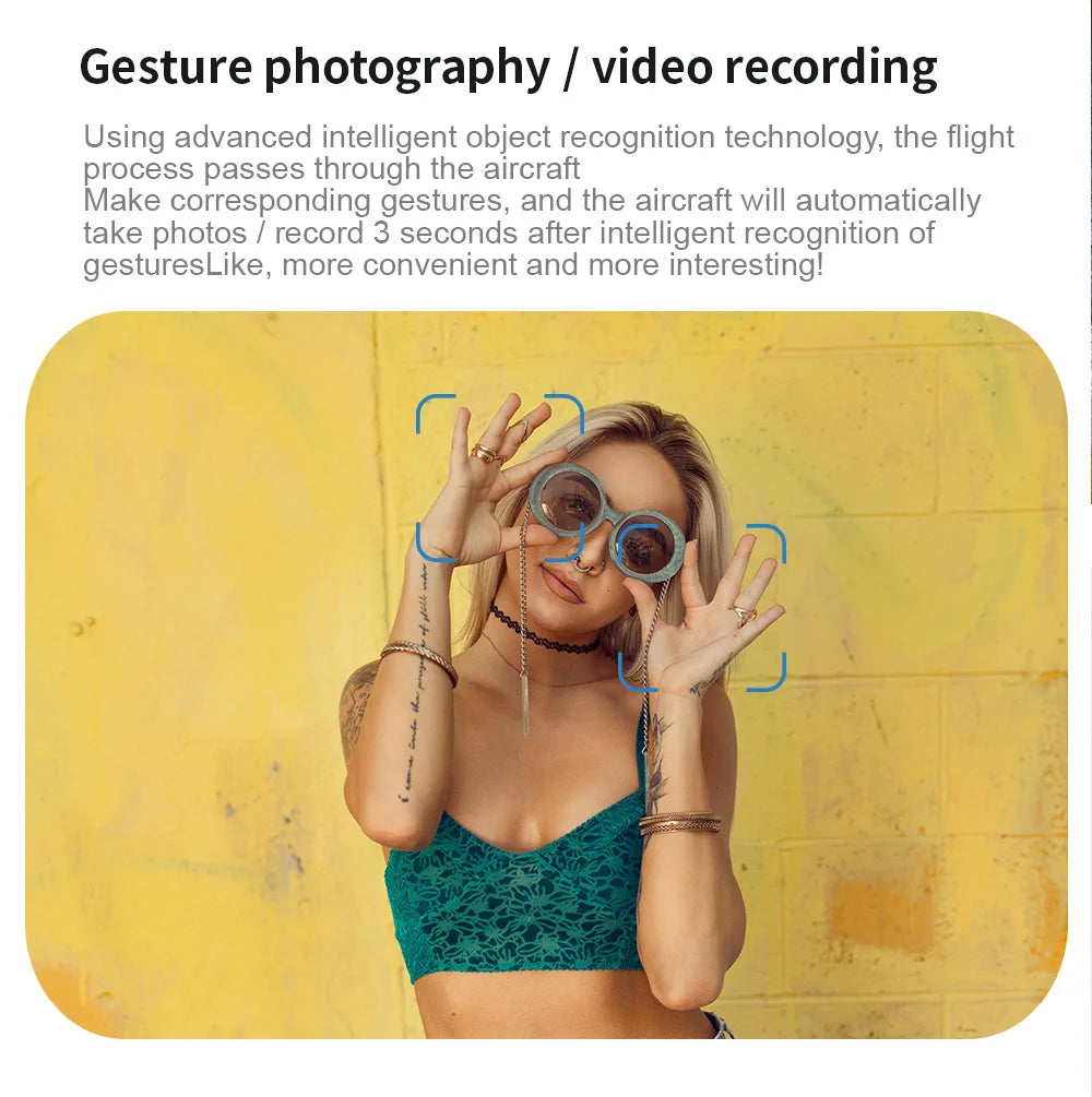 E99 Pro Drone With HD Camera - 4K Dual Camera 25 Minutes 200M Distance Headless Model Night Flying WIFI Foldable Drone 42 E99 Pro Drone With HD Camera, E99 Pro Drone, gesture photography video recording using advanced intelligent object recognition technology . aircraft will