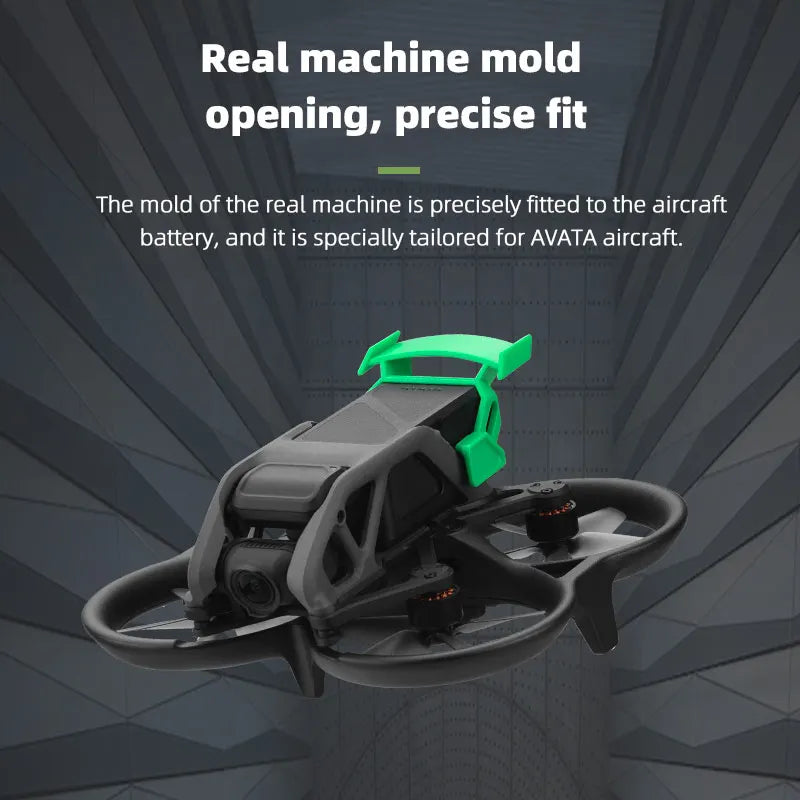 Flight Tail for DJI Avata - Battery Protection Cover Flying Tail Battery Quick-Release Disassembly Clip Drone Accessories 10 Flight Tail for DJI Avata, mold of the real machine is precisely fitted to the aircraft battery . it is specially tailored for