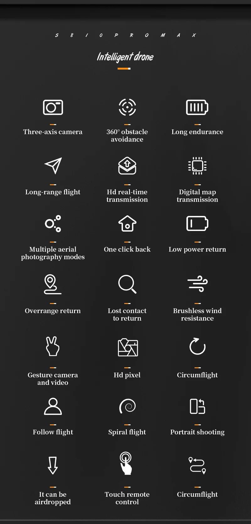 KF104 MAX2 Drone: 4K camera, Wi-Fi, obstacle avoidance, long-range flight & advanced features.